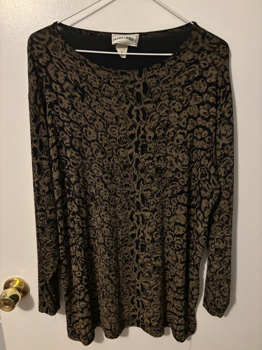Vintage Frazier Lawrence Medium Paisley Delicate Feminine Retro Tunic